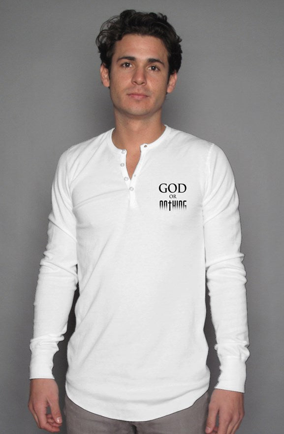 God or Nothing long sleeve button down